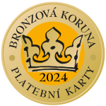 Bronzová koruna 2024 - Platební karty